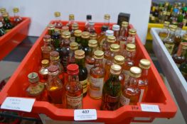 40+ Vintage Whiskey Miniatures