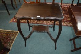 Victorian Ebonised Tea Table