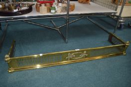 Victorian Brass Fireside Fender