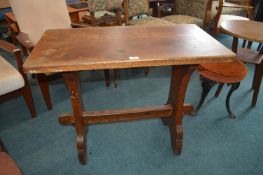 * Gnome Man English Oak Pegged Table