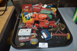 Dinky & Corgi Diecast Agricultural Vehicles, etc.