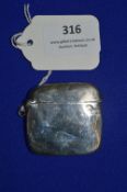 Hallmarked Sterling Silver Vesta Case - Birmingham 1919, ~22g