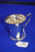 Hallmarked Sterling Silver Mug - Birmingham 1939, ~70g