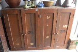 Period Pine Four Door Cupboard