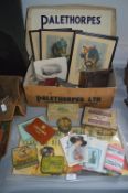 Advertising Packaging, Tins, Postcards, Framed Prints, etc.