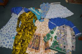 Nine Vintage Dresses and Tops etc.