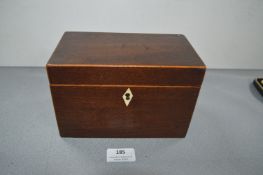 Mahogany Tea Caddy