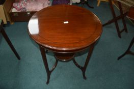 Edwardian Mahogany Circular Tea Table