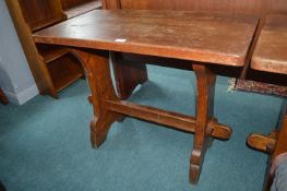 * Gnome Man English Oak Pegged Table