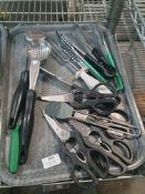 * selection of utensils