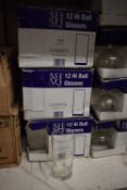 *Three Boxes of MHVQ Hi-Ball Glasses