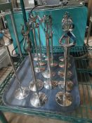 * S/S table number holders