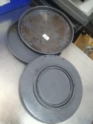 * 3 x cast Merychef turntables