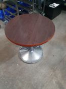 * 2 x low level pedestal tables