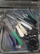 * selection of utensils