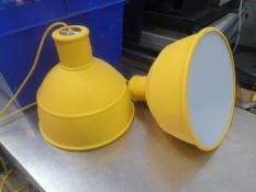 * 2 x Mutto unfold pendant lights RRP £195 each. Silicone shade with muted light cover