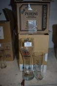 *Box of Erdinger Pint Glasses and a Box of Grolsch 1/2 Pint Glasses