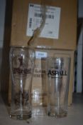 *One Box of Aspall and One Box of Kozel Branded 1/2 Pint Glasses