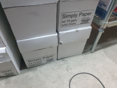 * 4 x boxes white paper (each box has 5 x 500 sheet)