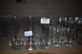 *12 Shot Glasses and 26 Hi-Ball Glasses