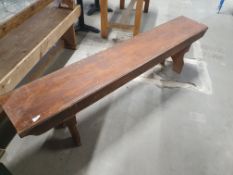 * display bench. 1780w x 320d x 460h
