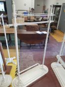 * clothes rail - 110w x 300d x 1800h
