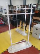* clothes rail - 110w x 300d x 1800h