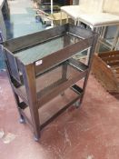 * industrial tiered trolly on castors