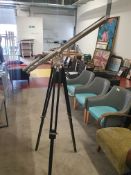 * decorative telescope on tripod