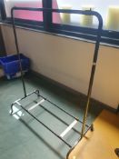 * industrial steel tubular clothes rail