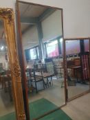 * vintage heavy wooden framed mirror. 1000w x 2300h