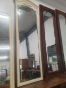 * Vintage mirror, witth carved details. 540w x 170h