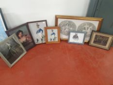 * 7 x small framed prints