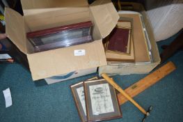 Picture Framing Black Frames, Tools, etc.