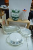 Vintage Pyrex Cookware etc.