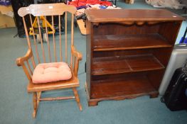 Set of Bookshelves, and a Rocking Chair (AF)