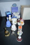 Wedgwood, Aynsley, and Coalport Decorative China Ornaments, etc.