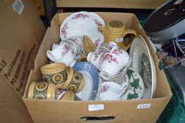 Vintage Pottery, Part Tea Sets, etc.