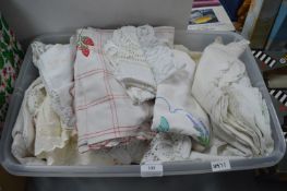 Vintage Linens, Embroideries, Tablecloths, etc.
