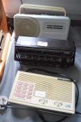 Three Portable Radios