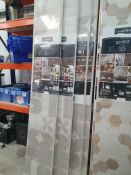 * 4 x packs Grosfillex wall cladding - Rosace - 3 x 260cm x 37.5cm - 2.925m2 coverage