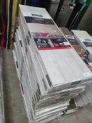 * 15 x packs Grosfillex wall cladding - Bois Rabote Gris - 6 x 120cm x 37.5cm - 2.7m2 coverage