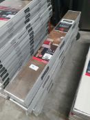 * 5.5 x packs Grosfillex wall cladding - Megeve Brun - 11 x 120cm x 15.4cm - 3.33m2 coverage