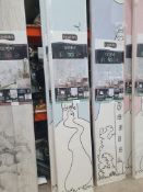 * 2 x My City Blue wall mural cladding - 2.6m x 2.25m