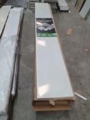 * 9 x pack Grosfillex wall cladding - Marbre Gris - 6 x 260cm x 35cm - 5.46m2 coverage