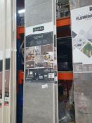 * 2 x packs Grosfillex wall cladding - Pierre Bombay - 3 x 260cm x 37.5cm - 2.925m2 coverage