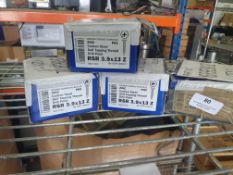 *4x 1000 3.9x 13z Carbon Steel Self Tapping Thread Drill Point Screws