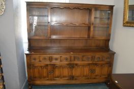 Oak Linenfold Dresser