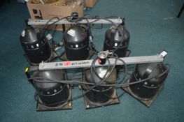 Two Triple Stage Lights