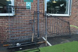 Set of Three Wrought Iron Gates